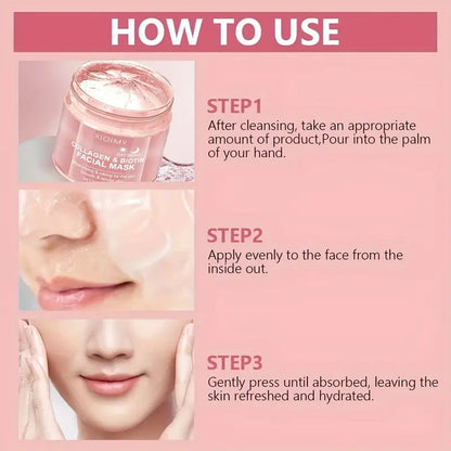 XIOIMY Collagen & Biotin Facial Mask